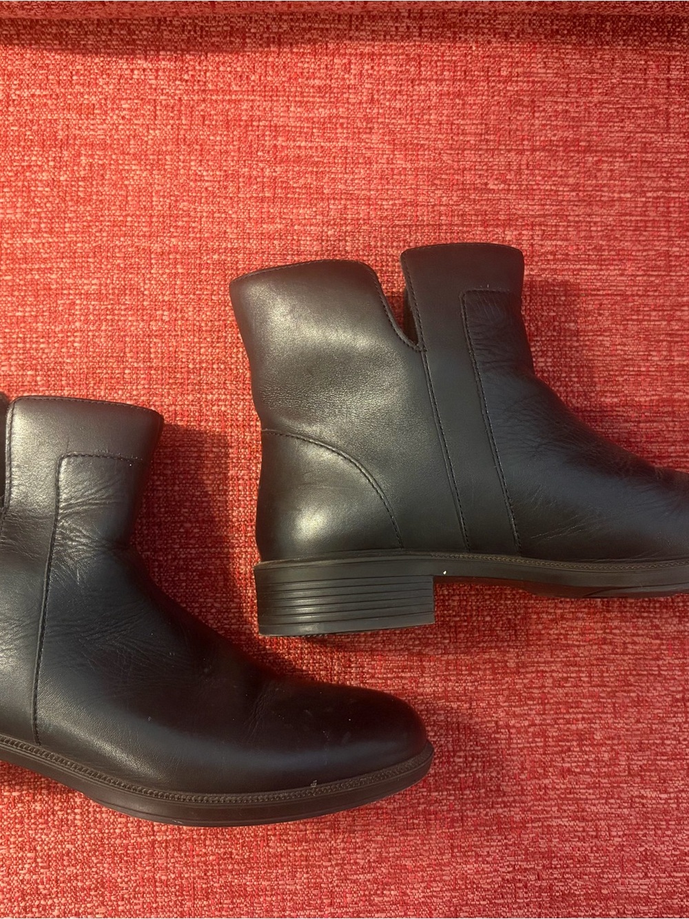 Umberto Raffini Black Leather Lined Ankle Boots
